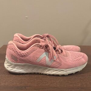 New Balance Women's Athletic Shoes in Pink and White